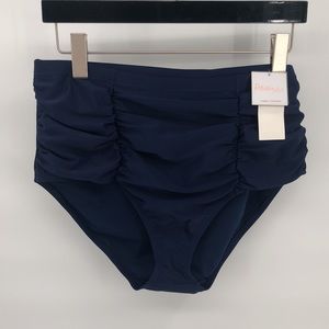 NAVY Raisins Curve Caribe Solids Costa High Waist